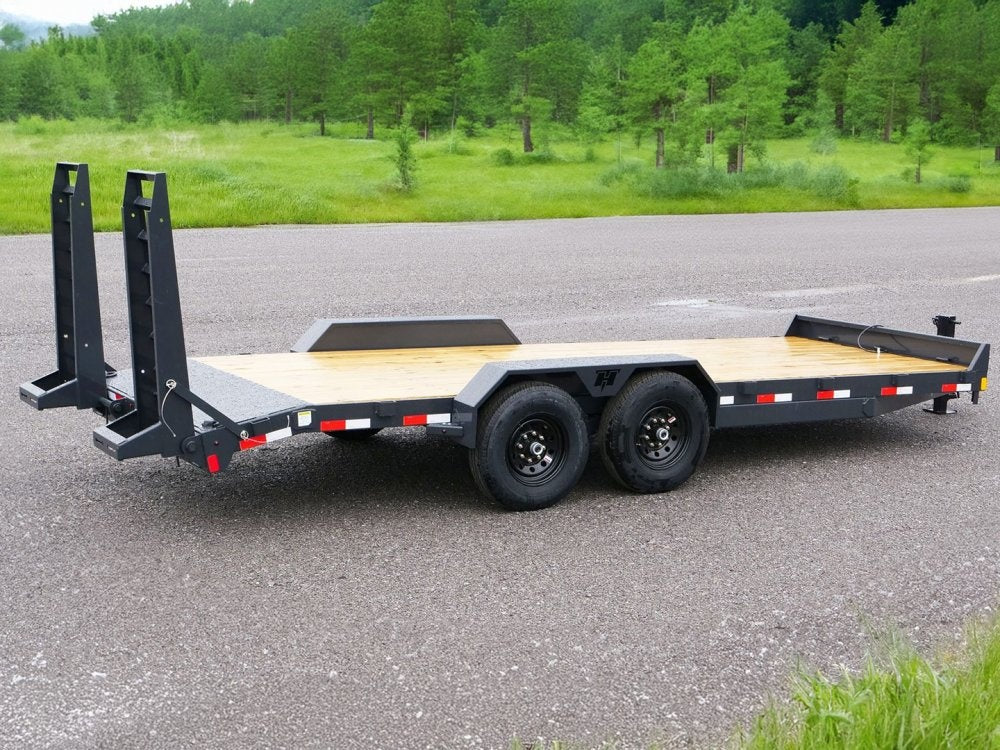 20' BP Equipment Trailer Stand Up Ramps - 8k Axles - Equipment Trailers - Stryker Dealership Group