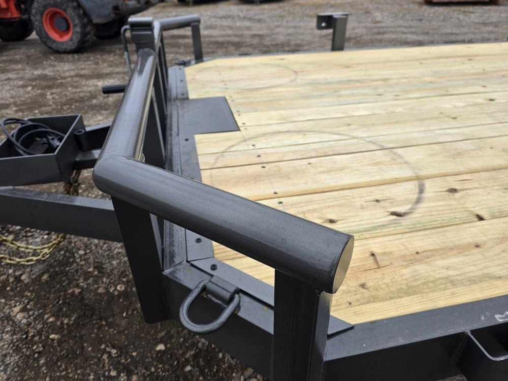 20' Car Hauler 6K Axles, Diamond Plate Fenders, Slide In Ramps - Pipe Top Rail - Stryker Dealership Group