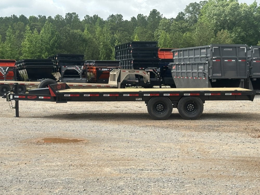 20' DH Bumper Pull Deckover (2) 8K Axles, 14 Ply Tires, Slide In Ramps - BP Deckover/Deckover Trailers - Stryker Dealership Group