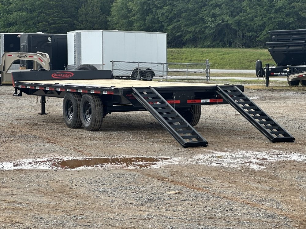 20' DH Bumper Pull Deckover (2) 8K Axles, 14 Ply Tires, Slide In Ramps - BP Deckover/Deckover Trailers - Stryker Dealership Group