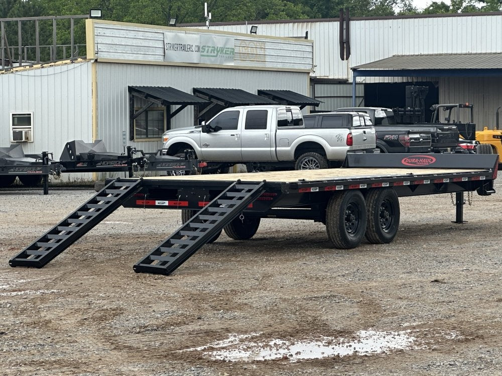 20' DH Bumper Pull Deckover (2) 8K Axles, 14 Ply Tires, Slide In Ramps - BP Deckover/Deckover Trailers - Stryker Dealership Group