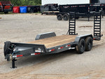 20' ERH Equipment Trailer (2) 7K Axles, Stand Up Ramps - Low Profile Equipment Trailers - Stryker Dealership Group