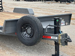20' ERH Equipment Trailer (2) 7K Axles, Stand Up Ramps - Low Profile Equipment Trailers - Stryker Dealership Group