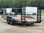 20' ERH Equipment Trailer (2) 7K Axles, Stand Up Ramps - Low Profile Equipment Trailers - Stryker Dealership Group