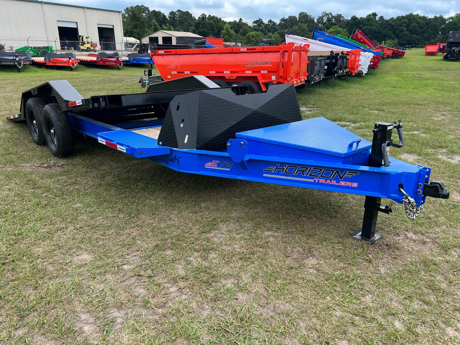 20' ETZ BP Equipment Trailer 2 - 7k Torsion Axles Slide in Ramps Drive Over Fenders 002764 - Equipment Trailers - Stryker Dealership Group