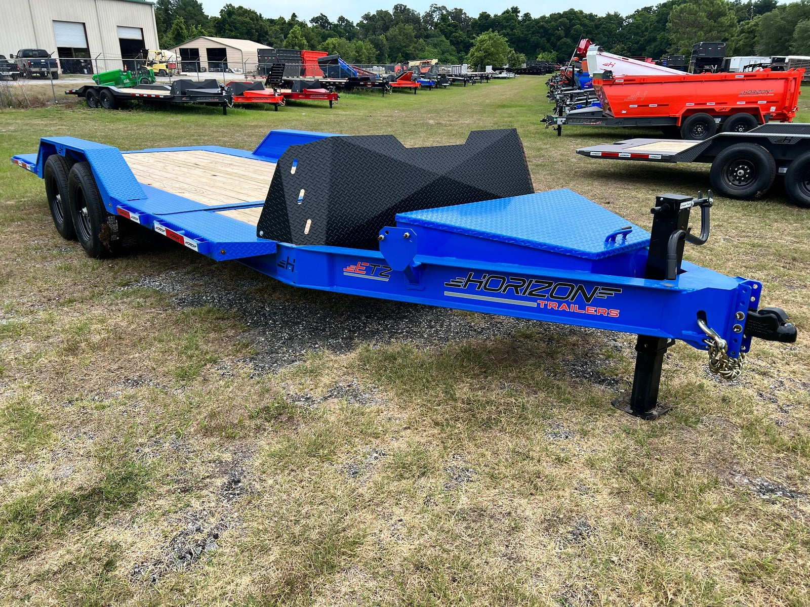 20' ETZ BP Equipment Trailer 2 - 7k Torsion Axles Slide in Ramps Drive Over Fenders 002764 - Equipment Trailers - Stryker Dealership Group