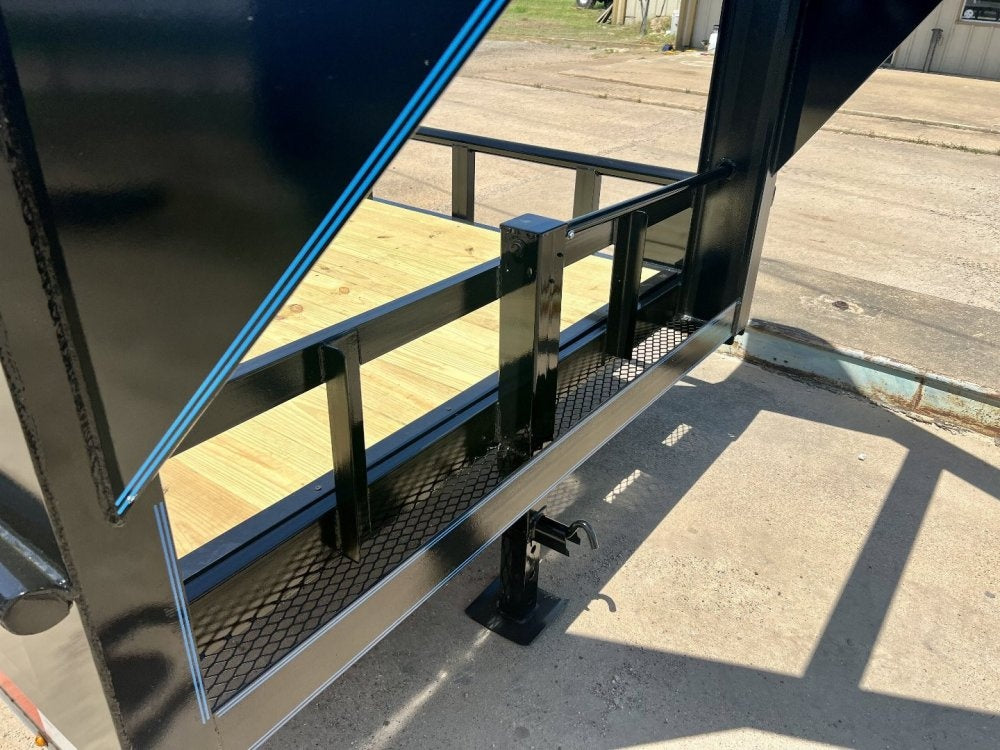 20' Gooseneck Heavy Pipe Rail Equipment Trailer - 6K Axles - Slide In Ramps - Pipe Top Rail - Stryker Dealership Group