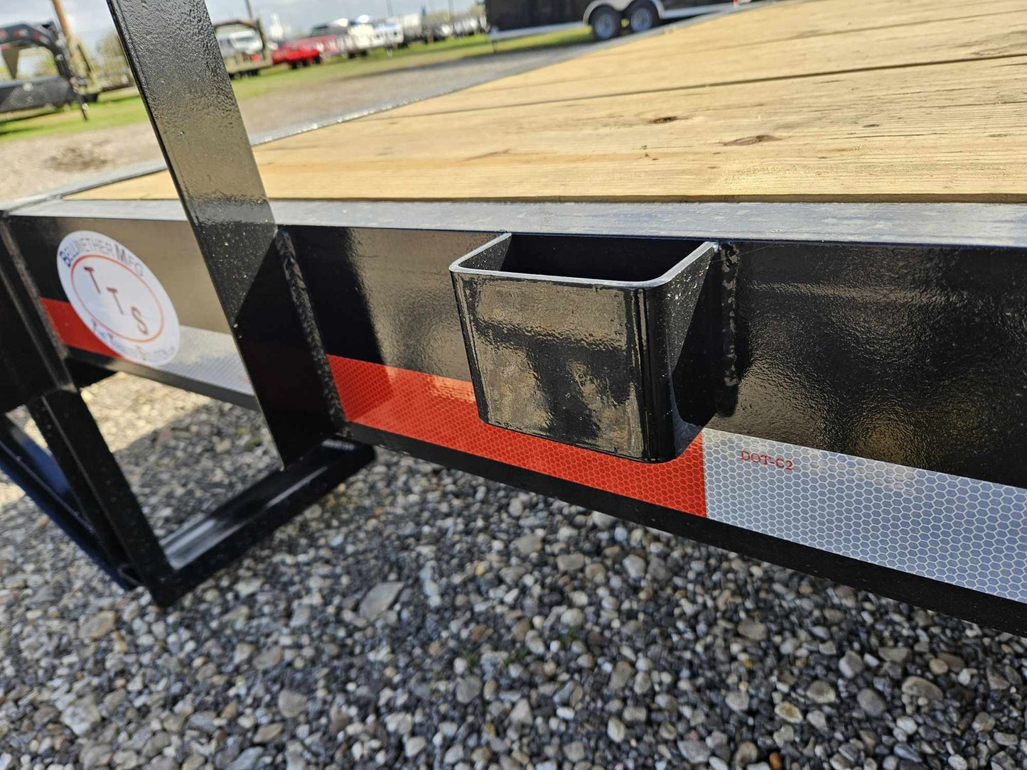20' Heavy Pipe Rail Equipment Trailer - 8K Axles - Wide Ramps 004269 - Equipment Trailers - Stryker Dealership Group