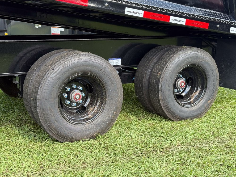 20' HZH GN Dump Trailer w/ 4' Walls (2) 10k Axles, 3-Way Door, Hydraulic Jacks - Dump Trailers/Dump Trailers - Stryker Dealership Group