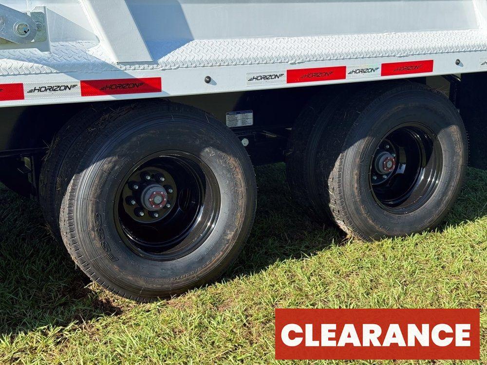 20' HZH GN Dump Trailer w/ 4' Walls (2) 10k Axles, 3-Way Door, Hydraulic Jacks - Gooseneck Dump - Dump Trailers - Stryker Dealership Group