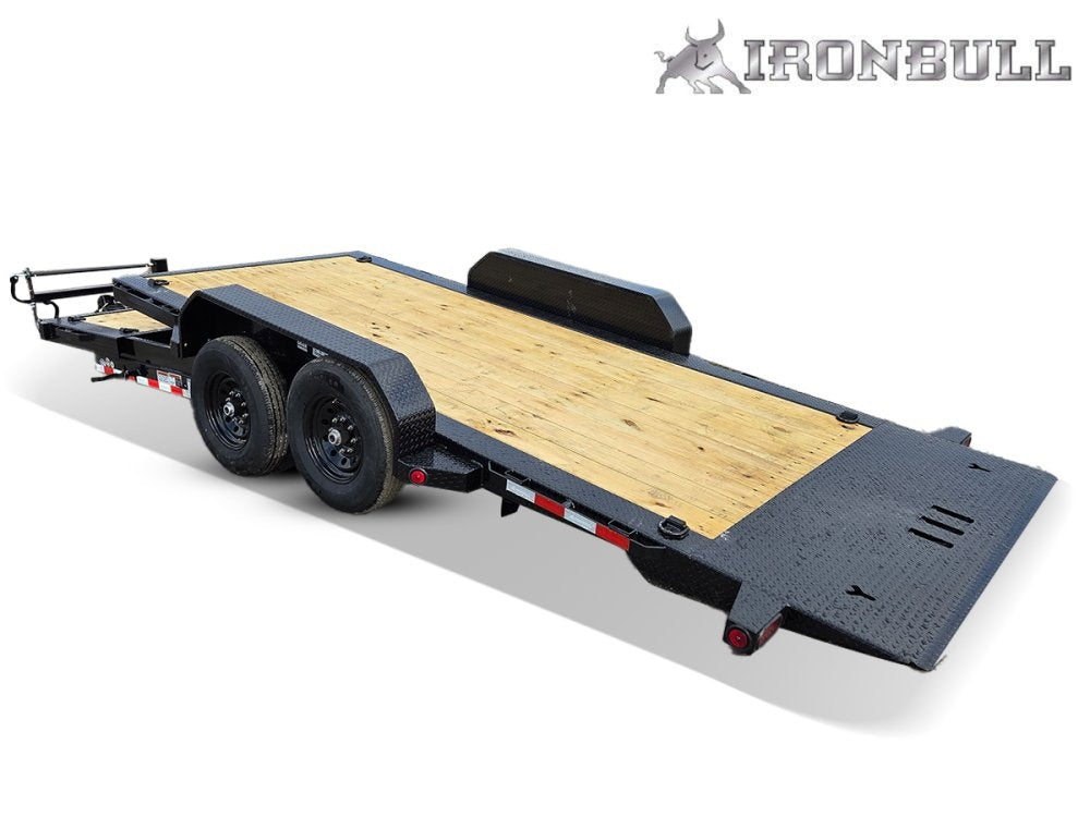 20' Iron Bull TLB Bumper Pull Equipment Tilt Trailer - (2) 7,000 lb Axles - Equipment Tilt - Equipment Trailers - Stryker Dealership Group