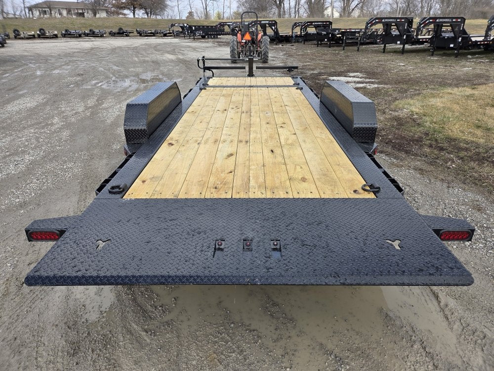 20' Iron Bull TLB Bumper Pull Equipment Tilt Trailer - (2) 7,000 lb Axles - Equipment Tilt - Equipment Trailers - Stryker Dealership Group
