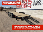 20' Tandem Axle Equipment Hauler Trailer - Low Profile Equipment Trailers - Stryker Dealership Group