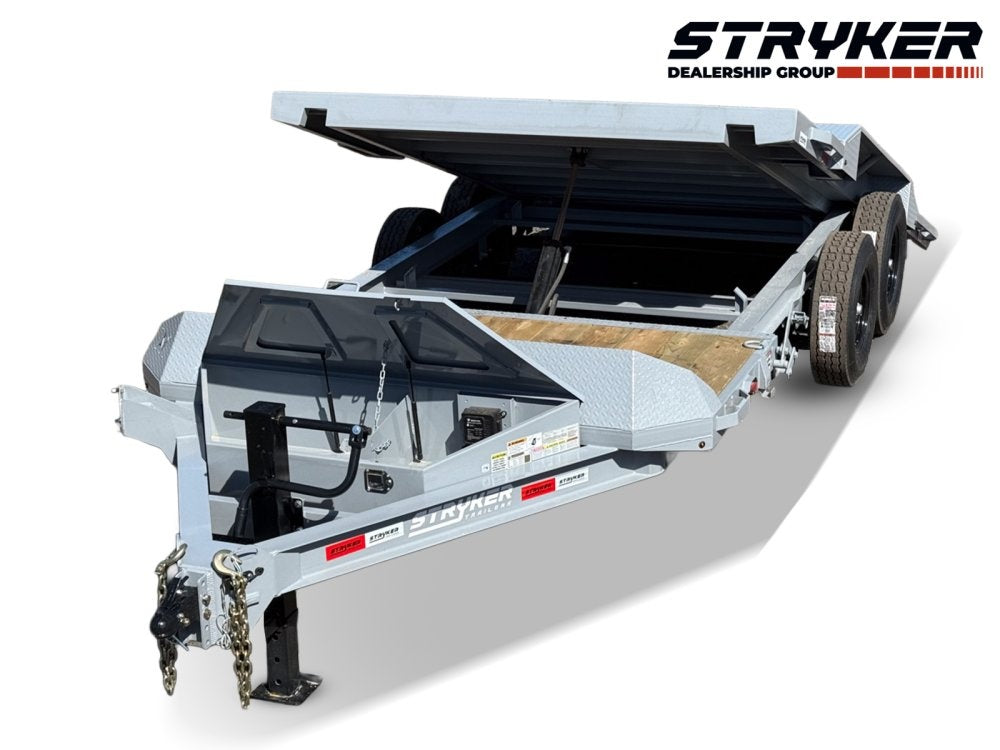 20' Tilt Trailer Drive Over Fenders, 7K Axles - Equipment Tilt - Equipment Trailers - Stryker Dealership Group