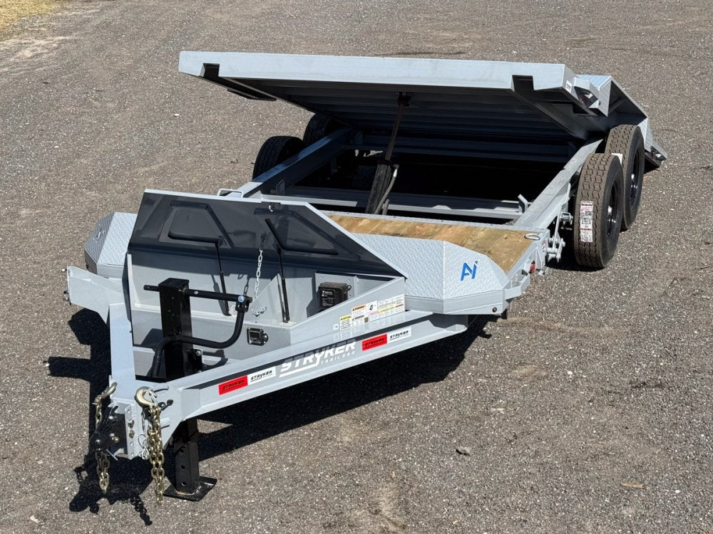20' Tilt Trailer Drive Over Fenders, 7K Axles - Equipment Tilt - Equipment Trailers - Stryker Dealership Group