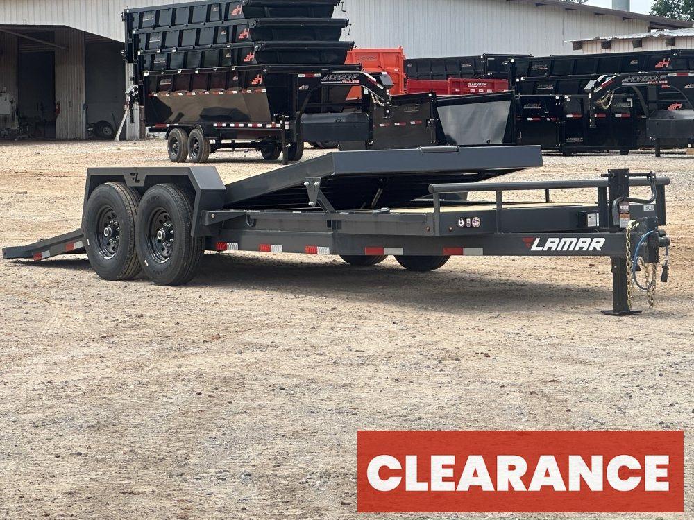 20' Tilt Trailer Lamar (2) 7K Axles 14K GVWR 10K Payload - Equipment Tilt - Stryker Dealership Group