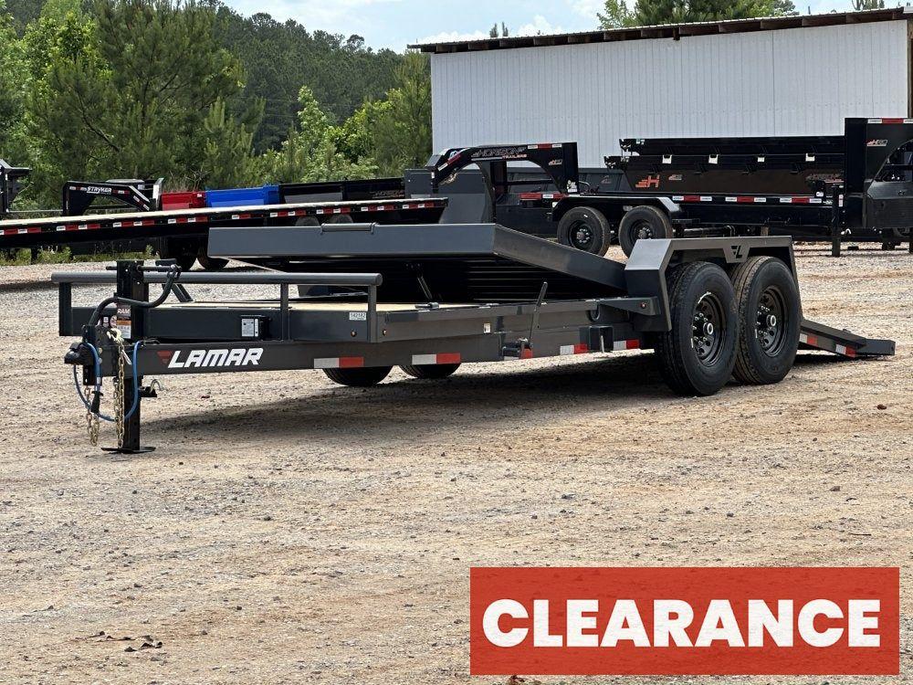 20' Tilt Trailer Lamar (2) 7K Axles 14K GVWR 10K Payload - Equipment Tilt - Stryker Dealership Group