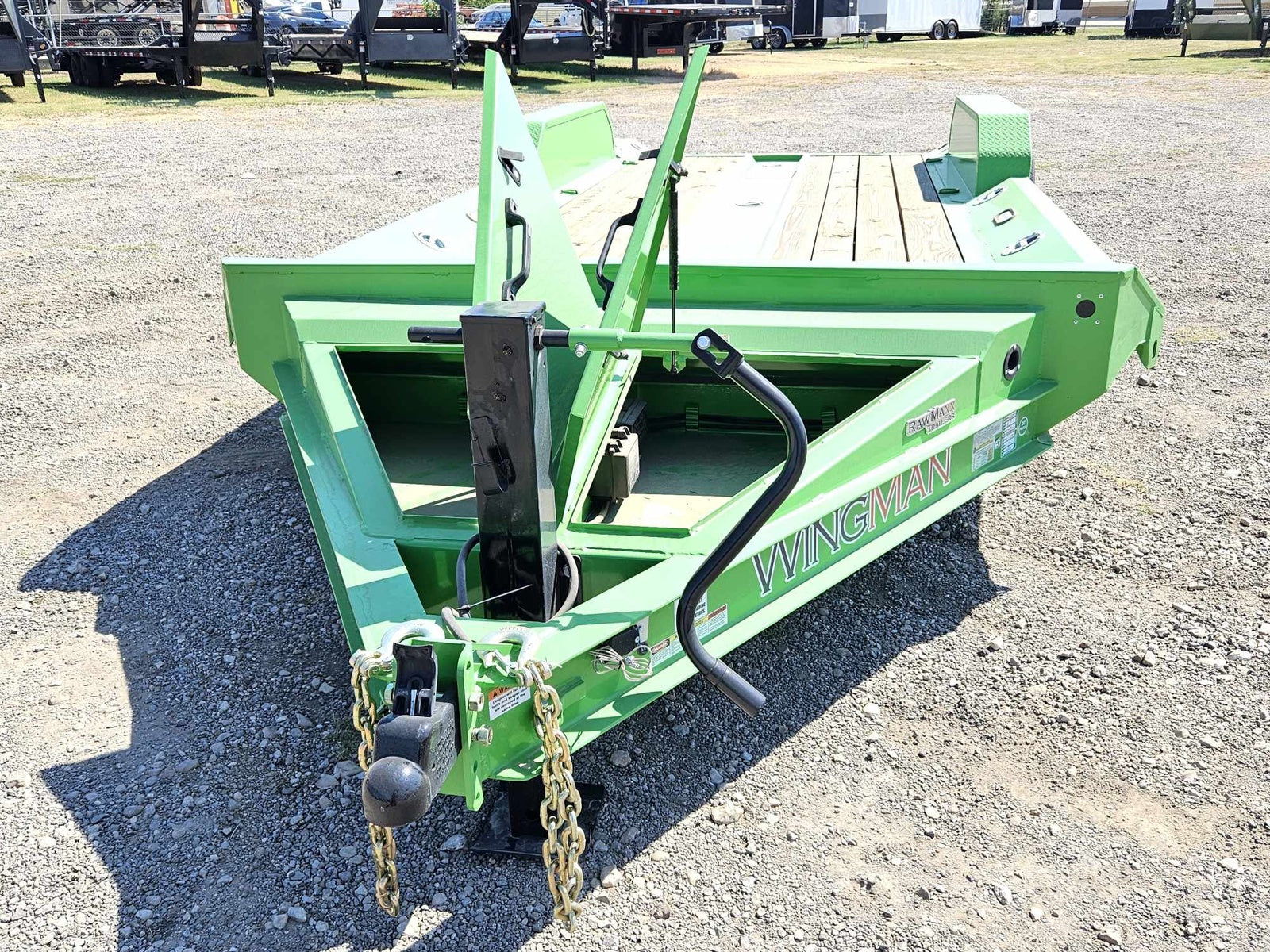 20' WMX Equipment Trailer (2) 7k Torsion Axles - Green 112982 - Equipment Trailers - Stryker Dealership Group