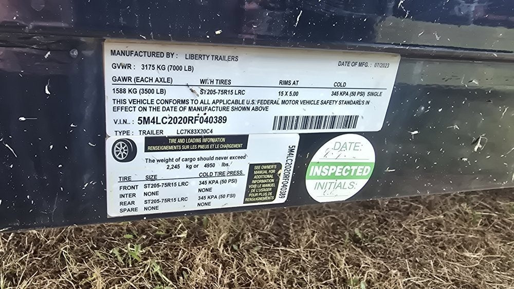 20'x83" Liberty Trailers  Single Car - Single Car - Stryker Dealership Group