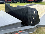 18' EHZ BP Equipment Trailer 2 - 7k Axles Slide in Ramps Drive Over Fenders 2746
