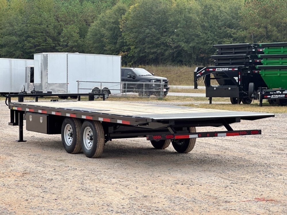 22' East Texas Bumper Pull Deckover Tilt Trailer - (2) 7k Axles 048086 - Stryker Dealership Group