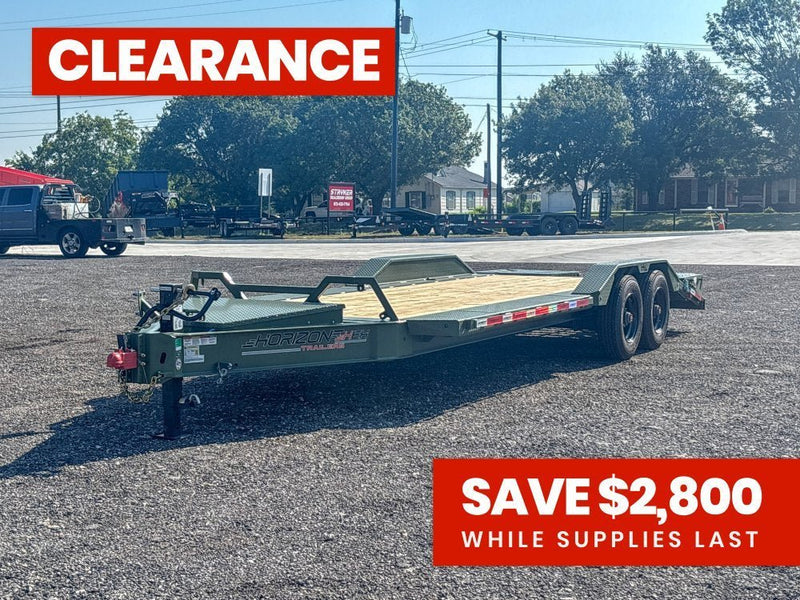 22' HEH Equipment Trailer (2) 10K Axles, Drive Over Fenders, 3' Dove W/ Mountain Ramps 012511 - Stryker Dealership Group