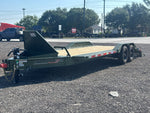 22' HEH Equipment Trailer (2) 10K Axles, Drive Over Fenders, 3' Dove W/ Mountain Ramps 12511 - Stryker Dealership Group