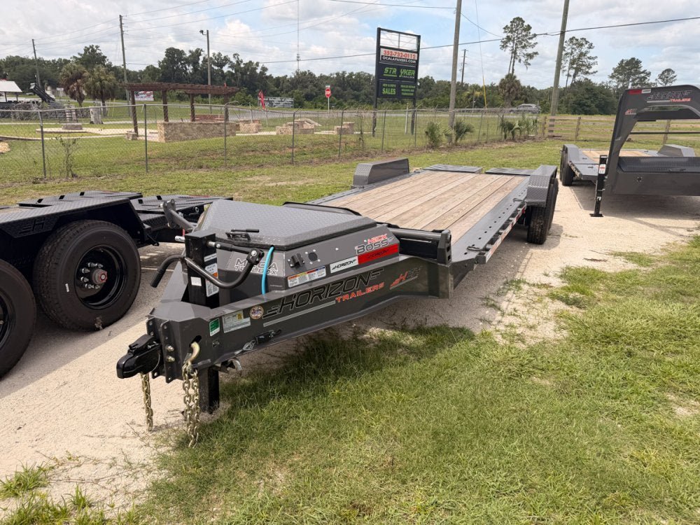 22' HEH Equipment Trailer 82" Wide, W/ 3' Dove W/ Mountain Ramps 014753 - Stryker Dealership Group