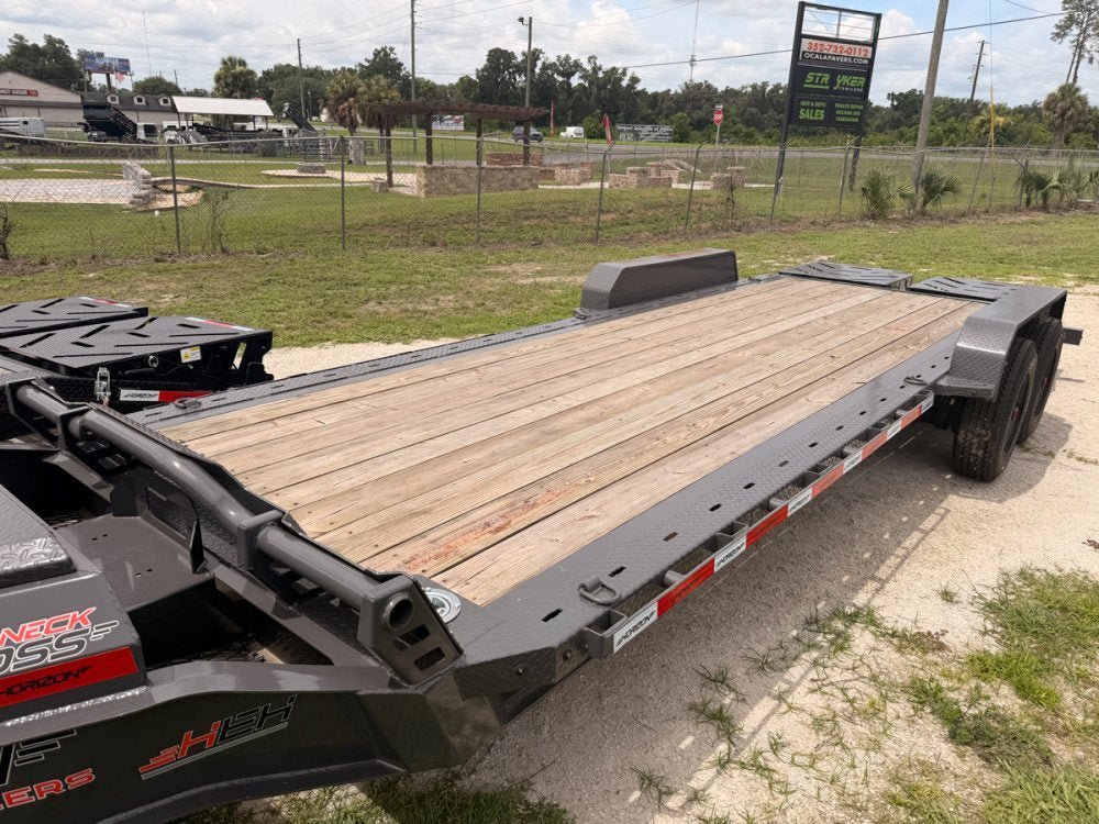 22' HEH Equipment Trailer 82" Wide, W/ 3' Dove W/ Mountain Ramps 014753 - Stryker Dealership Group