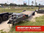 22' HEH Equipment Trailer 82" Wide, W/ 3' Dove W/ Mountain Ramps 014753 - Stryker Dealership Group