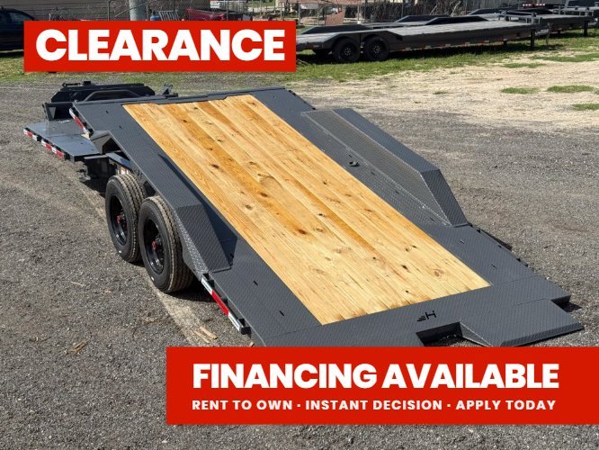 22' HEH Equipment Trailer 82" Wide, W/ 3' Dove W/ Mountain Ramps 14753 - Stryker Dealership Group