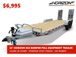 22' Horizon ECZ Bumper Pull Equipment Trailer - (2) 7K Axles 016263 - Stryker Dealership Group