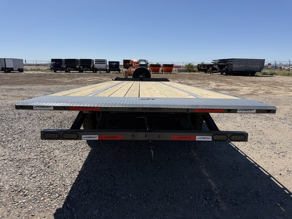 22' Horizon FFT Bumper Pull Full Deckover Tilt Trailer - (2) 8K Axles 015225 - Stryker Dealership Group