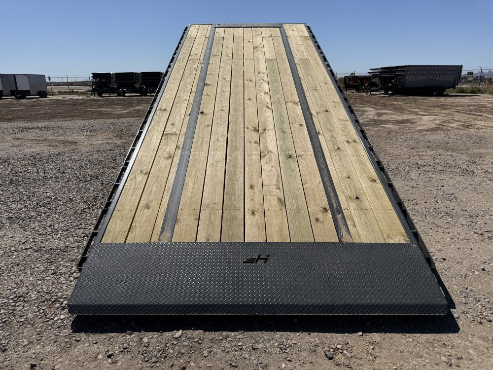 22' Horizon FFT Bumper Pull Full Deckover Tilt Trailer - (2) 8K Axles 015225 - Stryker Dealership Group