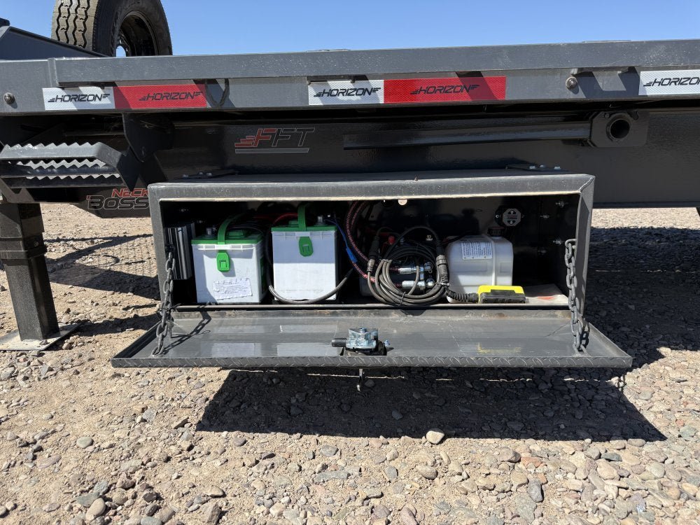 22' Horizon FFT Bumper Pull Full Deckover Tilt Trailer - (2) 8K Axles 015225 - Stryker Dealership Group