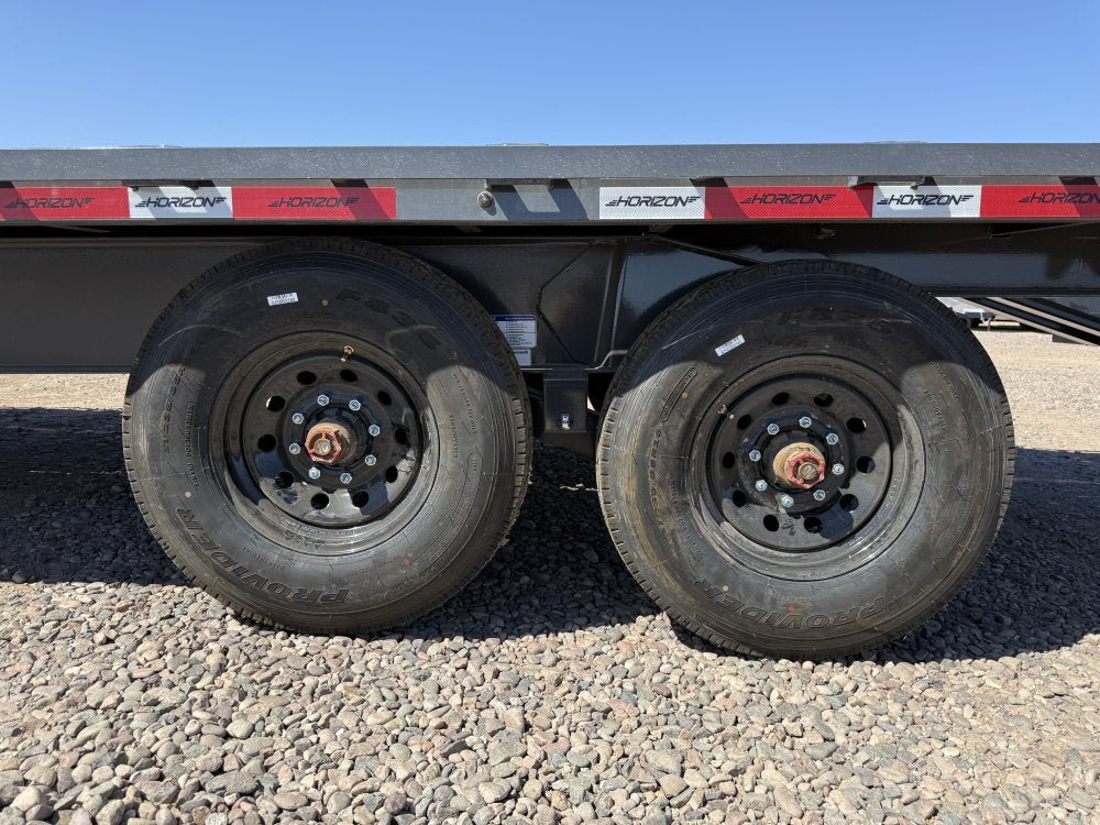 22' Horizon FFT Bumper Pull Full Deckover Tilt Trailer - (2) 8K Axles 015225 - Stryker Dealership Group