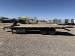 22' Horizon FFT Bumper Pull Full Deckover Tilt Trailer - (2) 8K Axles 015225 - Stryker Dealership Group