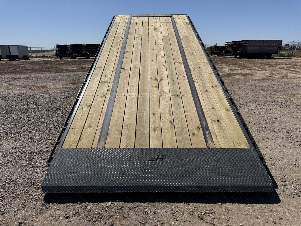 22' Horizon FFT Bumper Pull Full Deckover TIlt Trailer - (2) 8K Axles 15225 - Stryker Dealership Group