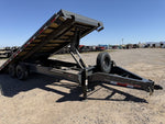 22' Horizon FFT Bumper Pull Full Deckover TIlt Trailer - (2) 8K Axles 15225 - Stryker Dealership Group