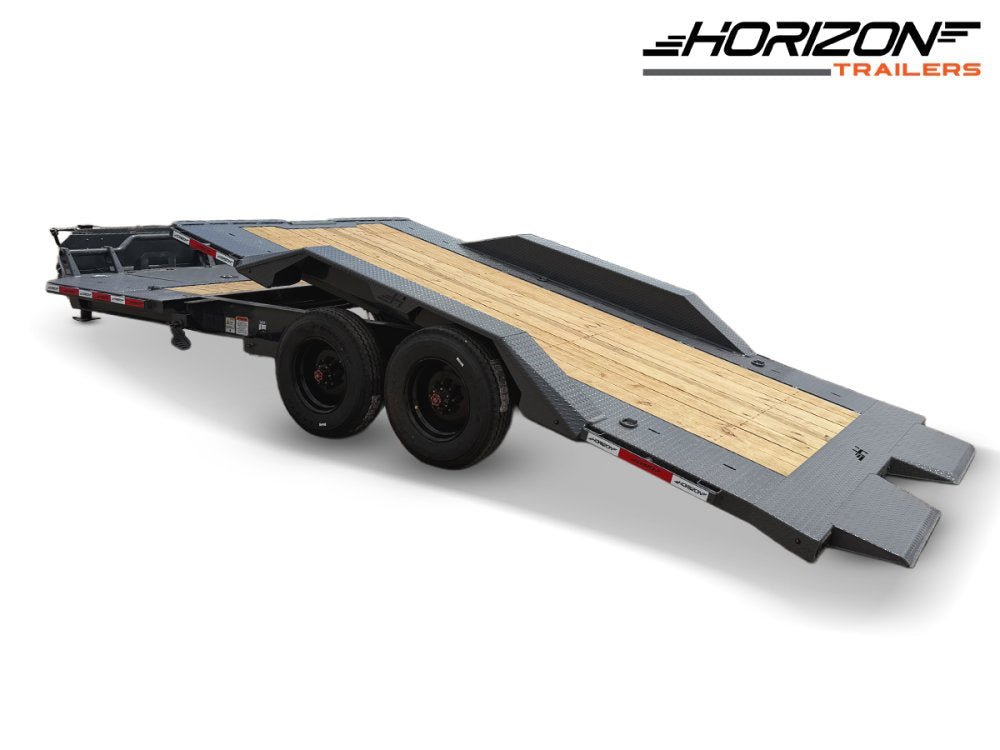 22' Horizon HET Bumper Pull Equipment Tilt Trailer Drive Over Fenders - (2) 10K Axles 15468 - Stryker Dealership Group