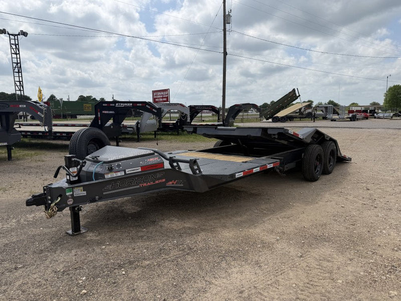 22' Horizon HET Bumper Pull Equipment Tilt Trailer Drive Over Fenders - (2) 10K Axles 15468 - Stryker Dealership Group