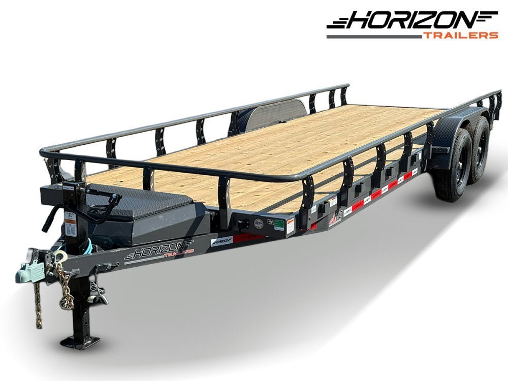 22' Horizon UTZ Bumper Pull Utility Trailer - (2) 7K Axles 016804 - Stryker Dealership Group
