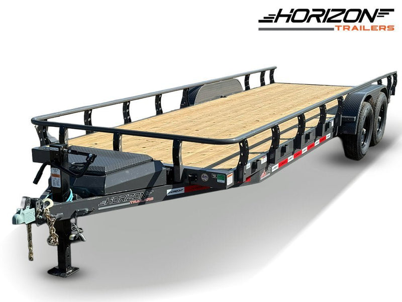 22' Horizon UTZ Bumper Pull Utility Trailer - (2) 7K Axles 016804 - Stryker Dealership Group