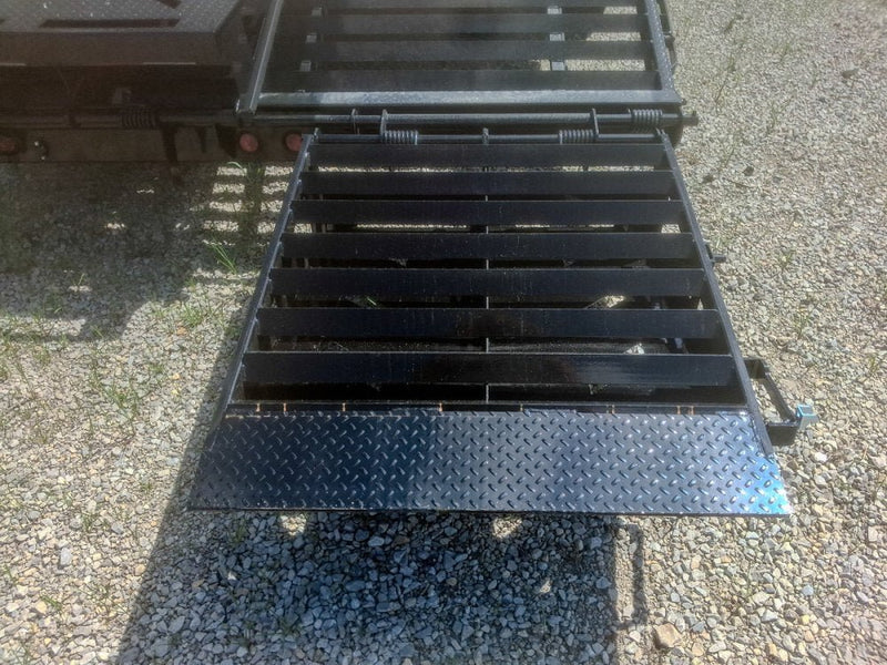 22' Iron Bull EHB Bumper Pull Equipment Trailer Mega Ramps - (2) 10,000 lb Axles 916924 - Stryker Dealership Group