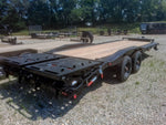22' Iron Bull EHB Bumper Pull Equipment Trailer Mega Ramps - (2) 10,000 lb Axles 916924 - Stryker Dealership Group