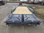 22' Iron Bull EWB Bumper Pull Equipment Trailer Mega Ramps - (2) 7,000 lb Axles 112610 - Stryker Dealership Group