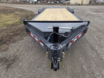 22' Iron Bull EWB Bumper Pull Equipment Trailer Mega Ramps - (2) 7,000 lb Axles 112610 - Stryker Dealership Group
