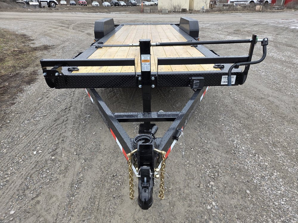22' Iron Bull TLB Bumper Pull Equipment Tilt Trailer - (2) 7,000 lb Axles 112909 - Stryker Dealership Group