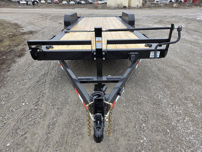 22' Iron Bull TLB Bumper Pull Equipment Tilt Trailer - (2) 7,000 lb Axles 112909 - Stryker Dealership Group