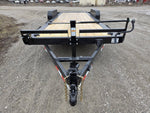 22' Iron Bull TLB Bumper Pull Equipment Tilt Trailer - (2) 7,000 lb Axles 112909 - Stryker Dealership Group